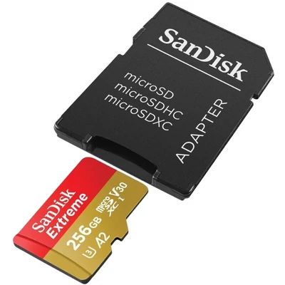 SanDisk Extreme MicroSD 256 GB Memóriakártya