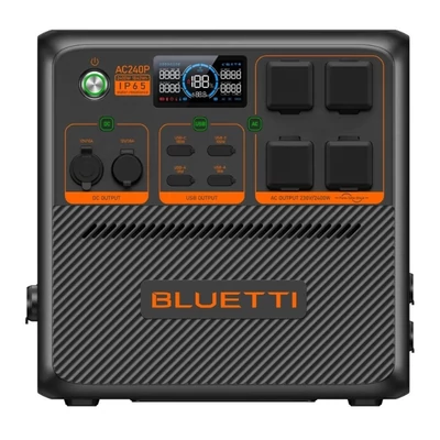 Bluetti AC240P Hordozható Áramforrás | 2400W 1843Wh