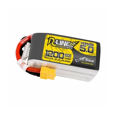 Tattu R-Line 5.0 1200mAh 22.2V 150C 6S1P XT60 akkumulátor