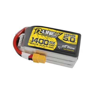 Tattu R-Line 5.0 1400mAh 22.2V 150C 6S1P XT60 akkumulátor