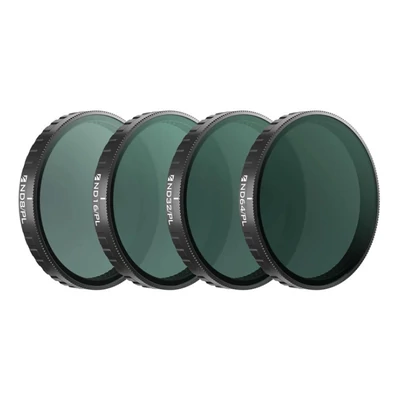 Freewell Bright Day 4Pack Filter Set for DJI Osmo Action 6