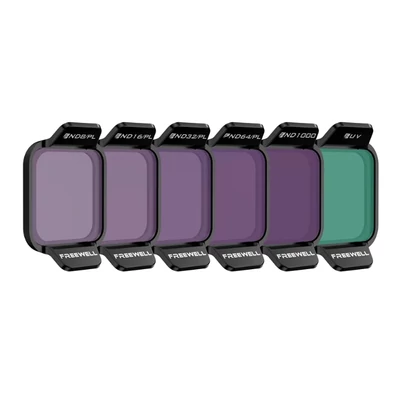 Freewell Bright Day Filter 6 Pack Set for DJI Flip - DJI Lito X1