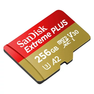 SanDisk Extreme PLUS 256GB MicroSD Card - V30 A2