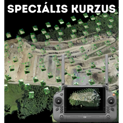 RGB kamera 3D Modellezés Speciális Kurzus - Professzionális Drónokhoz