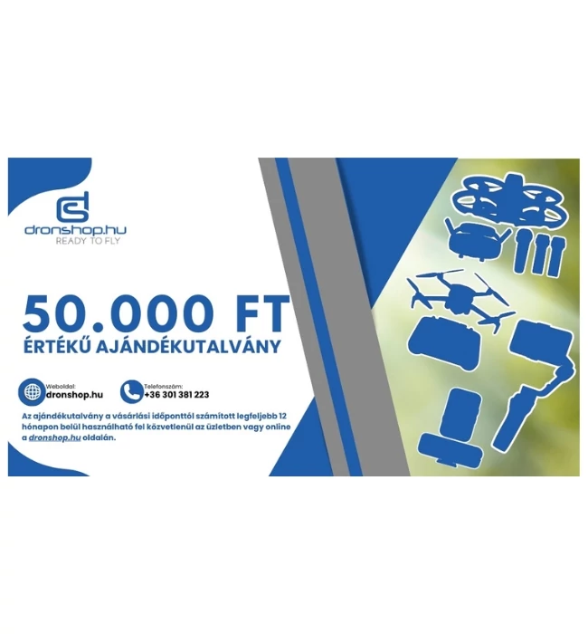 Dronshop Ajándékkártya - 50.000 Ft