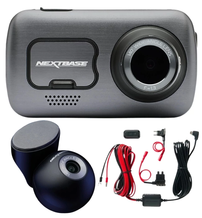 Nextbase 622GW DVR Camera - Nextbase NBDVRS2RWC Rear View Camera - Hardware Kit - Full Pack