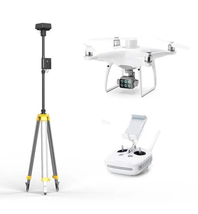 Drona DJI P4 Multispectral w D-RTK2 Station