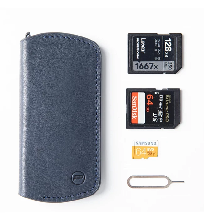 PGYTECH Memory Card Wallet - Deep Navy