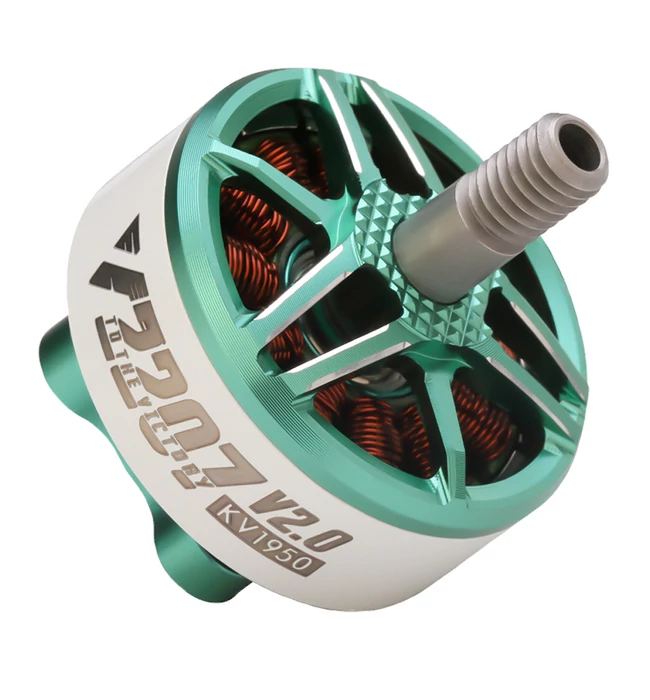 T-Motor V2207 V2 1950KV Green White FPV Motor