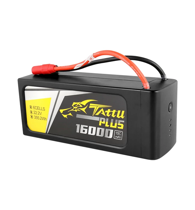 Tattu battery LiPo 16000mAh 6S1P 22,2V 15C