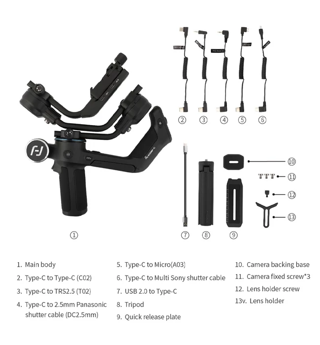 Feiyu Scorp-C Stabilizátor 