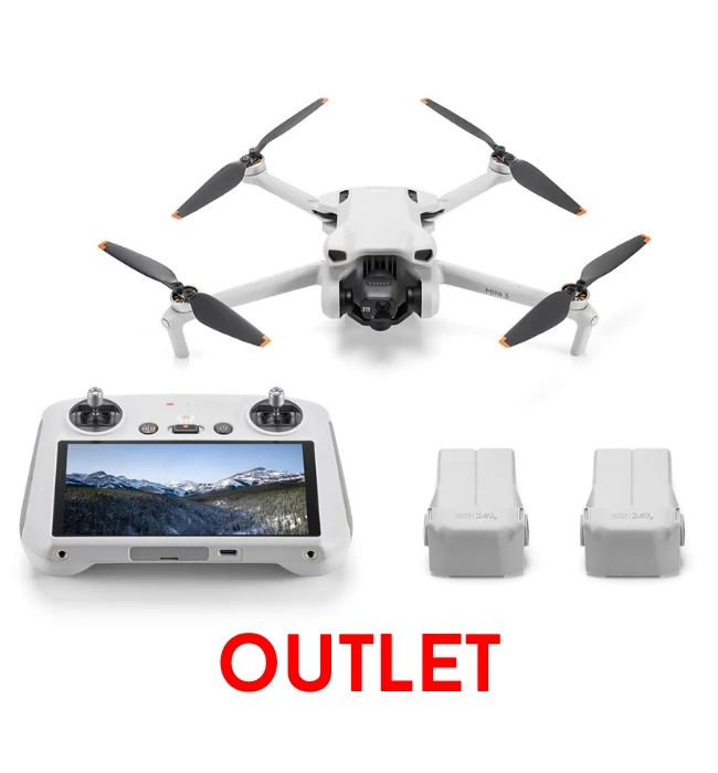 DJI Mini 3 Fly More Combo (DJI RC) - Outlet