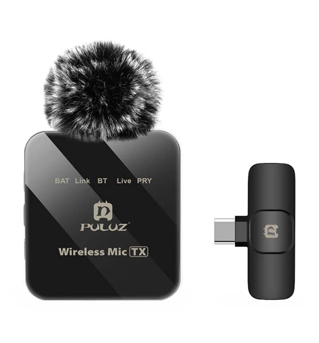 Puluz USB-C Wireless Lavalier Microphone PU648B