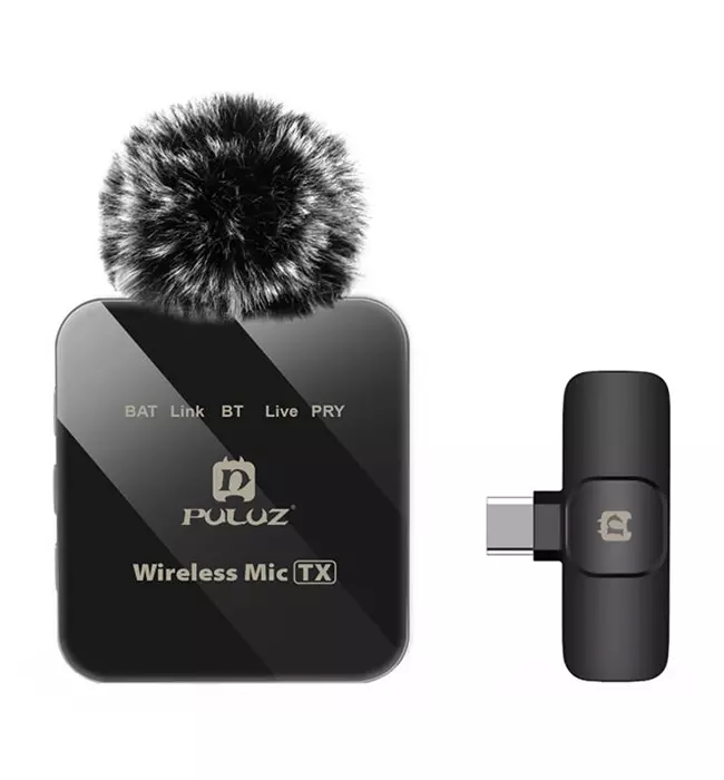Puluz USB-C Wireless Lavalier Microphone PU648B
