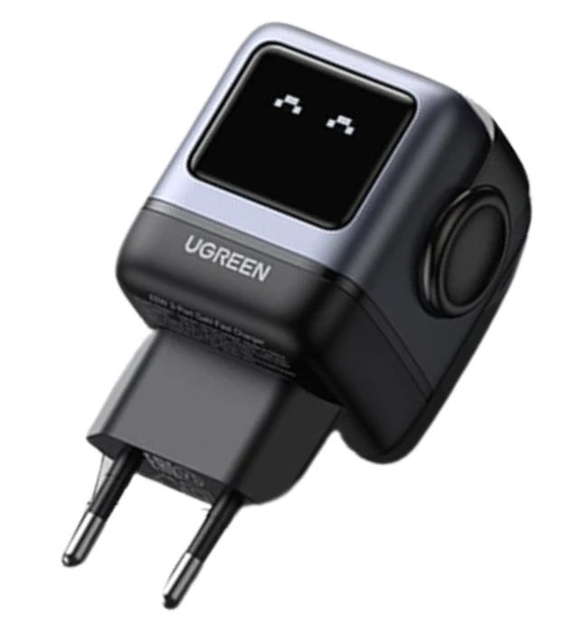 UGREEN Nexode RG 65W Wall Charger - GaN 2xUSB-C - 1xUSB-A - Black