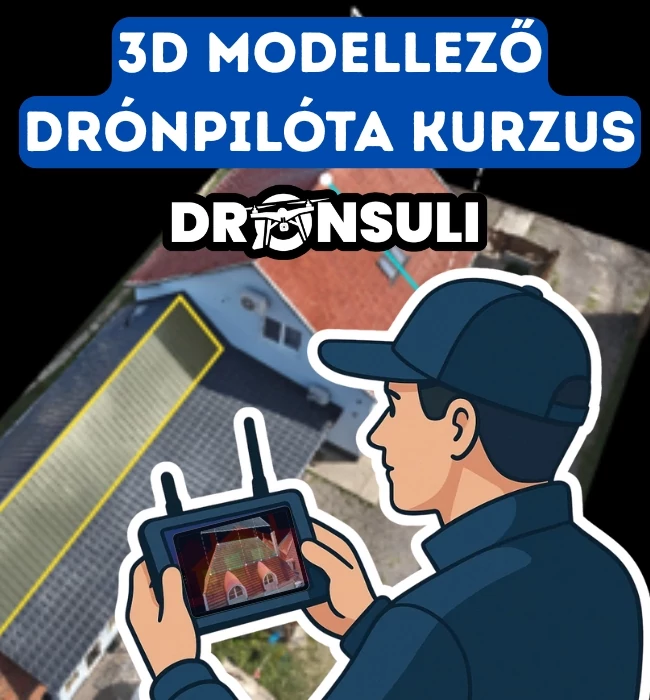 3D Modellező Drónpilóta videós Kurzus - Drónsuli