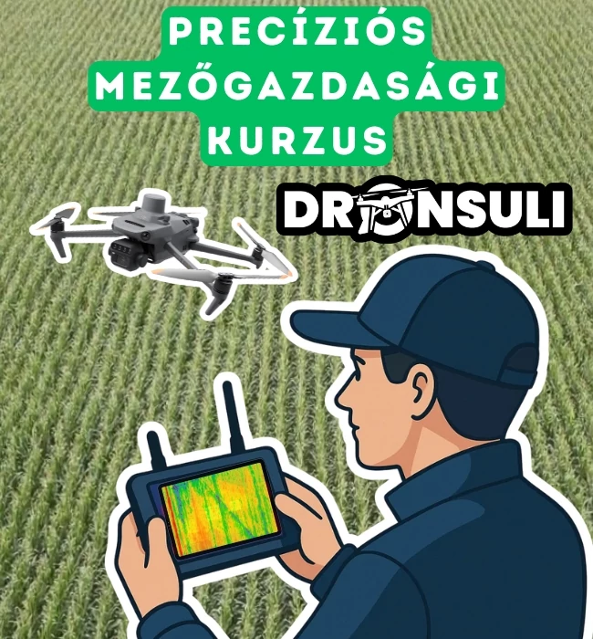 Precíziós mezőgazdasági videós kurzus - Drónsuli