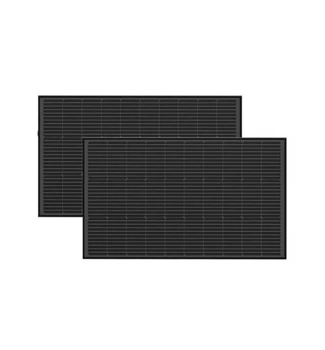 2x EcoFlow 100W Fotovoltaikus Panel (Merev Szerkezet)