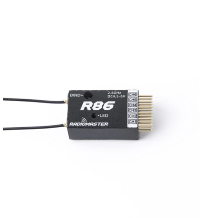 RadioMaster - R86 6 Csatornás Frsky D8 Kompatibilis PWM Vevőegység
