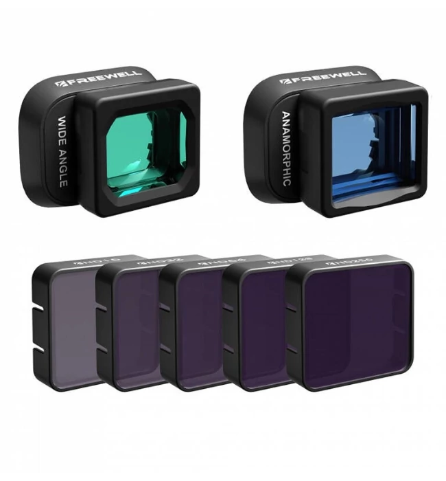 Freewell Wide Angle, Anamorphic, ND Filter Set for DJI Mini 4 Pro