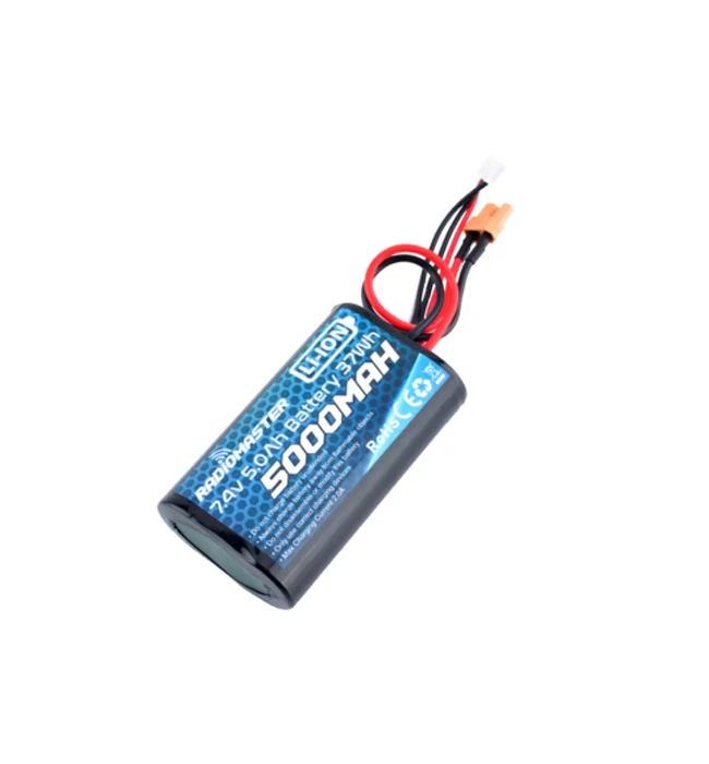 RadioMaster 2S1P 7.4V 5000mAh Li-Ion Akkumulátor XT30 Csatlakozóval