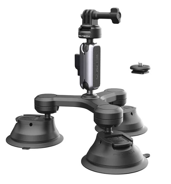 PGYTECH CapLock Three-arm Suction Cup Mount