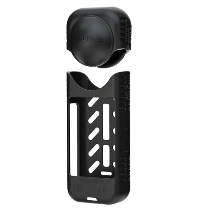 Sunnylife Silicone case and Lens cover for Insta360 X4 - Black