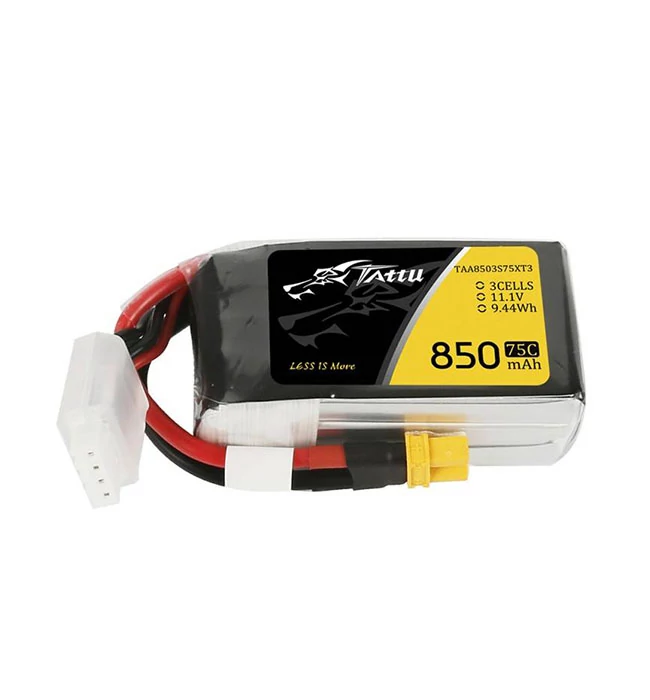 Tattu 850mAh 11.1V 75C 3S1P XT30 akkumulátor
