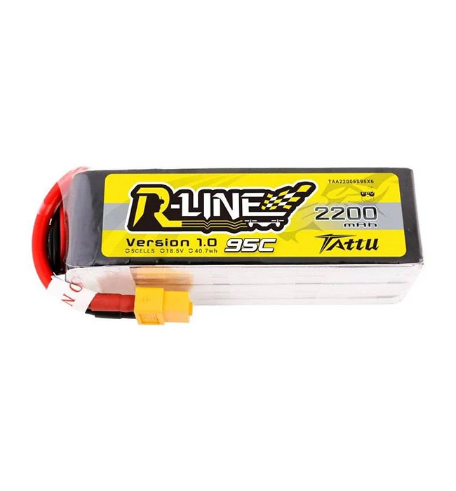 Tattu R-Line 2200mAh 18.5V 95C 5S1P XT60 Akkumulátor