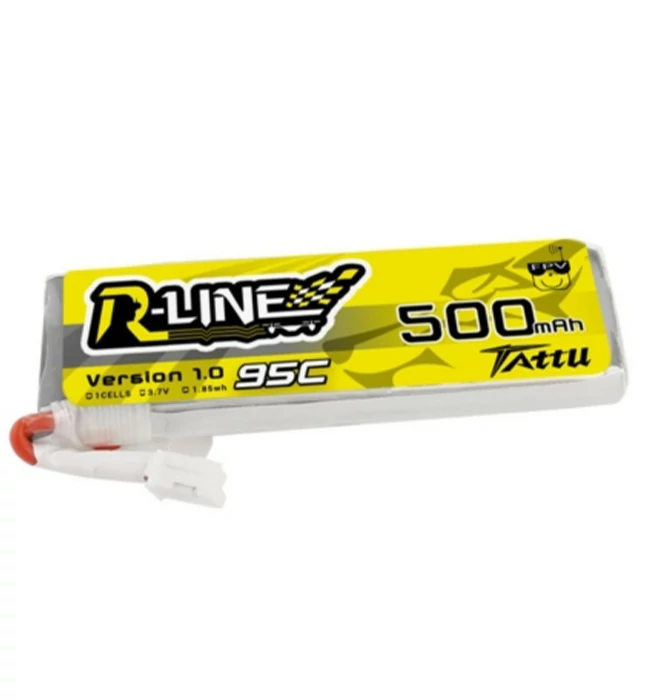 Tattu R-Line 500mAh 95C 1S1P long JST-PHR