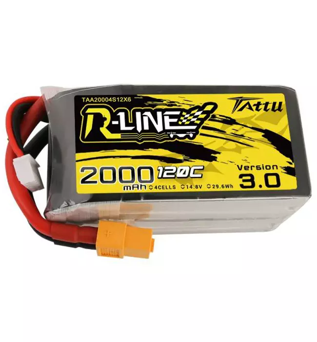 Tattu R-Line V3 LiPo Battery 2000mAh 4S1P 120C XT60