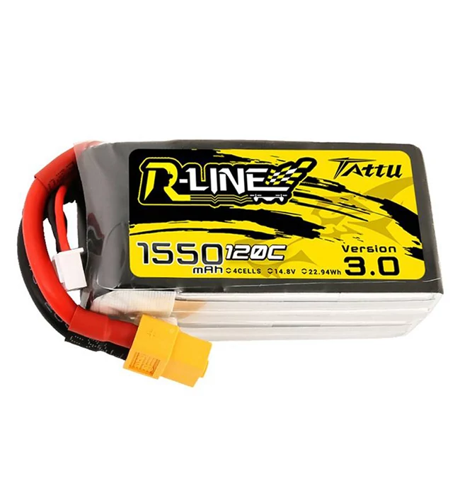 Tattu R-Line Version 3.0 1550mAh 14.8V 120C 4S1P